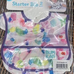 Bumkins Starter Bib 2-Pack - multi color